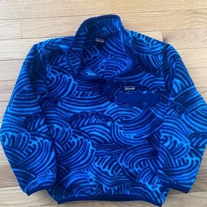 Patagonia blue waves synchilla fleece
